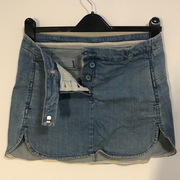 MM6 Maison Margiela Denim Mini Skirt - Picture 2 of 4